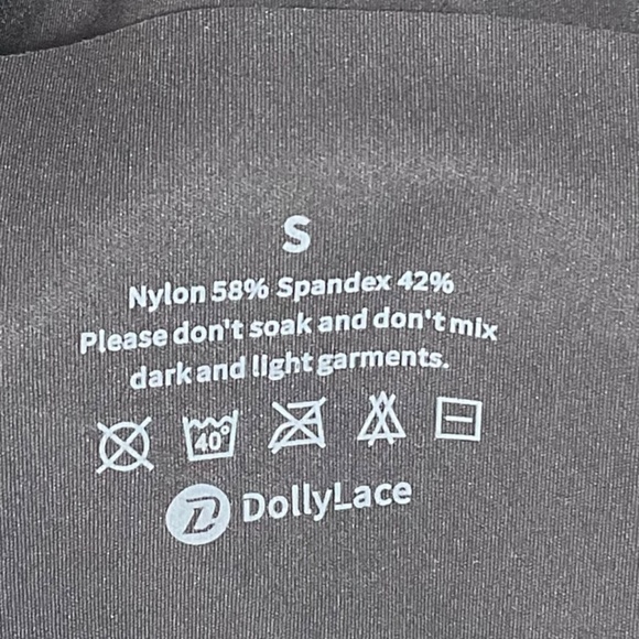 Dollylace Push-Up Full Cup Bra Without Wire, Elastic Shoulder Straps black Small - Picture 4 of 4